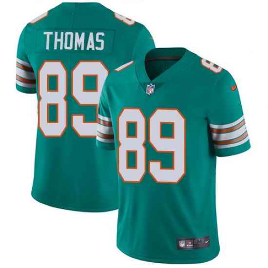 Nike Dolphins #89 Julius Thomas Aqua Green Alternate Youth Stitched NFL Vapor Untouchable Limited Jersey